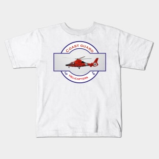 US Coastguard search and rescue Helicopter, Kids T-Shirt